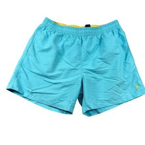 Polo Ralph Lauren Teal‎ Blue Swim Trunks Shorts Outdoor Hiking HTF Sz XXL